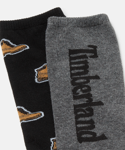 Timberland Men Accessories-2-Pack Timberland® All Over Print Crew Sock- TB0A2PVD001-timbs men 2