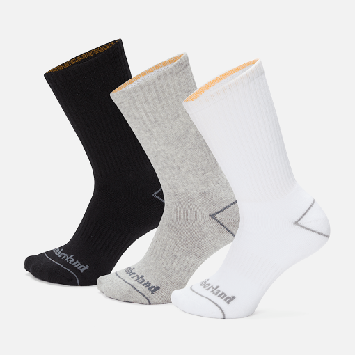 Timberland Men Accessories-3-Pack Bowden Crew Sock- TB0A2PTTM05-timberland store near me