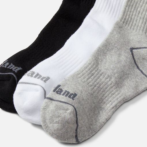 Timberland Men Accessories-3-Pack Bowden Crew Sock- TB0A2PTTM05-timberland store near me - Image 2