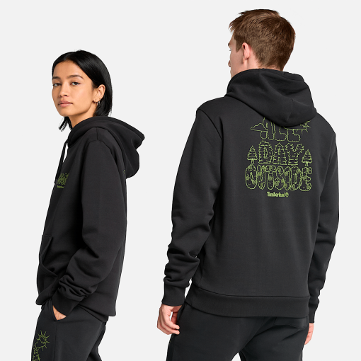 Timberland Featured Collections All Gender Collection-"All Day Outside" Graphic Hoodie- TB0A6WYP001-tims shoes - Image 2