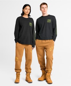 Timberland Featured Collections All Gender Collection-“All Day Outside” Long Sleeve T-Shirt- TB0A6WU1001-timberland near me