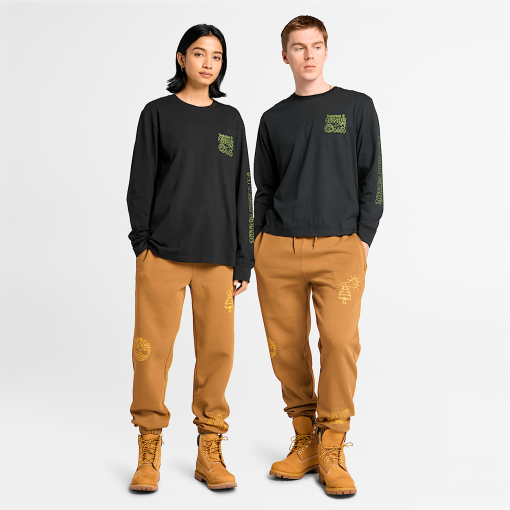 Timberland Featured Collections All Gender Collection-"All Day Outside" Long Sleeve T-Shirt- TB0A6WU1001-timberland near me