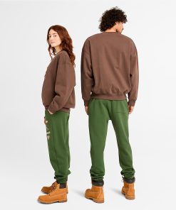 Timberland Featured Collections All Gender Collection-Box Fit Badge Crew Neck- TB0A62XK243-timberland store 2