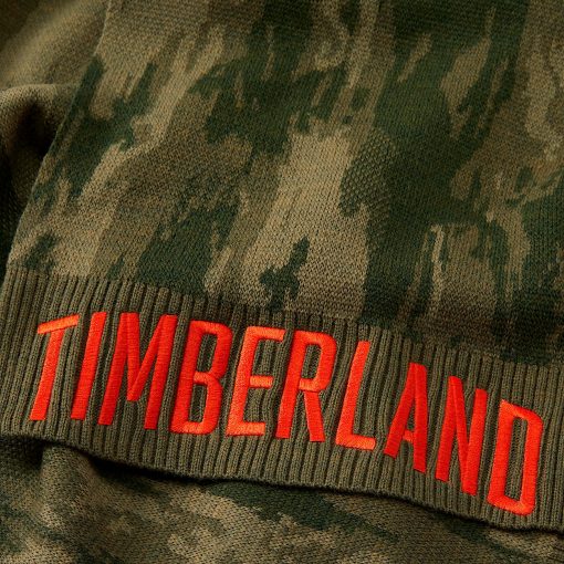 Timberland Men Accessories-Camo Jacquard Scarf- TB0A5ZRJA58-timberland boots on sale - Image 2