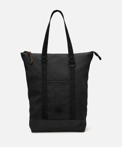 Timberland Men Accessories-Canvas and Leather Tote Backpack- TB0A5VEF001-black timberland