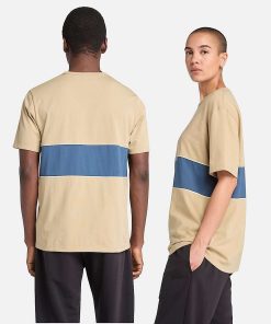 Timberland Clothing Cut-and-Sew Short-Sleeve T-Shirt-Cut-and-Sew Short-Sleeve T-Shirt- TB0A6FB7EQE-timbs 2