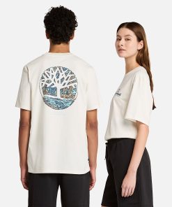 Timberland Clothing Illustrated Tree Logo Back Graphic T-Shirt-Illustrated Tree Logo Back Graphic T-Shirt- TB0A6DG5CM9-timberland store near me 2