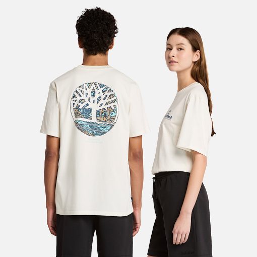 Timberland Clothing Illustrated Tree Logo Back Graphic T-Shirt-Illustrated Tree Logo Back Graphic T-Shirt- TB0A6DG5CM9-timberland store near me - Image 2