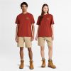 Timberland Featured Collections All Gender Collection-Long Sleeve “Made For Working” Graphic T-Shirt- TB0A6WTP001-timberland loafers 4