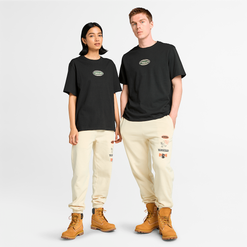 Timberland Men Clothing-"Made For Working" Graphic Sweatpant- TB0A6WPAEFL-timberland loafers