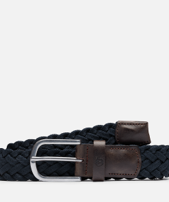 Timberland Men Accessories-Mens 35mm Braided Belt with Leather Details- TB0A2N63433-timberland store