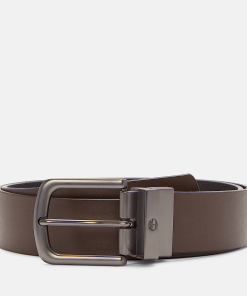 Timberland Men Accessories-Mens 38 mm Tree Logo Keeper Reversible Belt- TB0A2MNK214-timberland pro