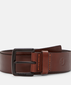 Timberland Men Accessories-Mens 38mm Logo Buckle Belt- TB0A2MNQ214-timberland store