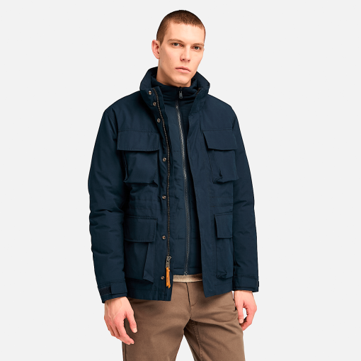 Timberland Men Clothing-Mens Abington Waterproof 3-in-1 Jacket- TB0A6UZJ433-tims shoes