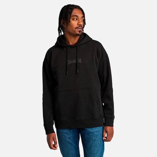 Timberland Men Clothing-Mens Back Logo Hoodie- TB0A6VEX001-timberland loafers