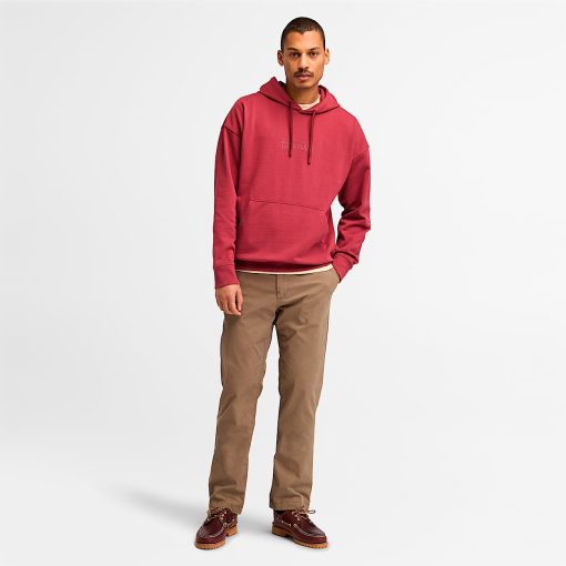 Timberland Men Clothing-Mens Back Logo Hoodie- TB0A6VEX600-tims shoes - Image 2