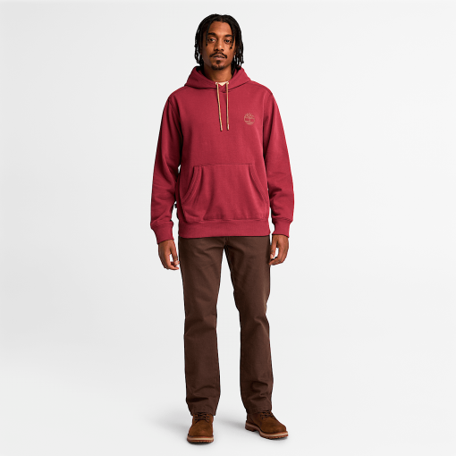 Timberland Men Clothing-Mens Contrast Stitch Logo Hoodie- TB0A6VEA600-timbs - Image 2