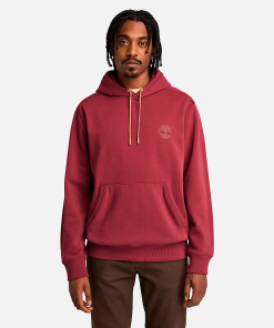 Timberland Men Clothing-Mens Contrast Stitch Logo Hoodie- TB0A6VEA600-timberland near me