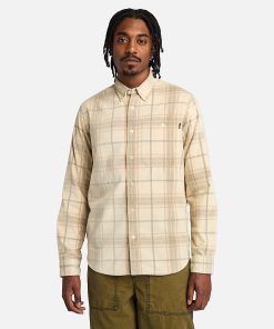 Timberland Men Clothing-Mens Corduroy Check Shirt- TB0A6UUJEHI-timberlands