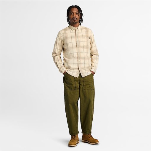 Timberland Men Clothing-Mens Corduroy Check Shirt- TB0A6UUJEHI-timberlands - Image 2