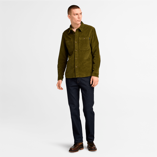 Timberland Men Clothing-Mens Corduroy Overshirt- TB0A62NU302-timberland pro - Image 2