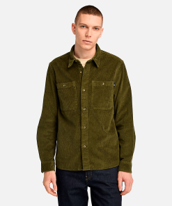 Timberland Men Clothing-Mens Corduroy Overshirt- TB0A62NU302-timberland pro