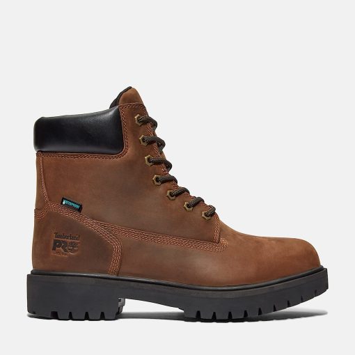 Timberland Timberland PRO® Men's Footwear-Mens Direct Attach 6" Soft Toe Waterproof Work Boot- TB138020242-timberlands