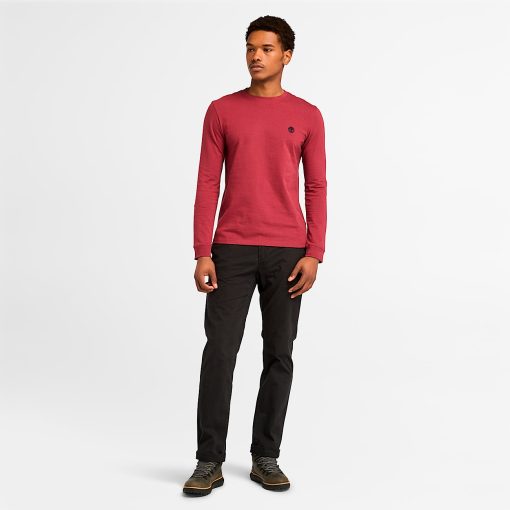 Timberland Men Clothing-Mens Dunstan River Long Sleeve T-Shirt- TB0A2BQ3600-timberland near me - Image 2