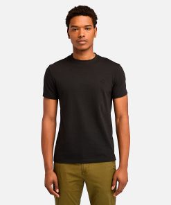 Timberland Men Clothing-Mens Dunstan River Short-Sleeve T-Shirt- TB0A2BPRX65-black timberland