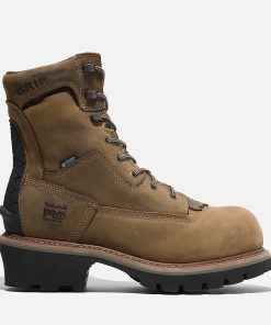 Timberland Timberland PRO® Men’s Footwear-Mens Evergreen Logger Composite Toe Waterproof Work Boot- TB1A28QQ214-timberland pro