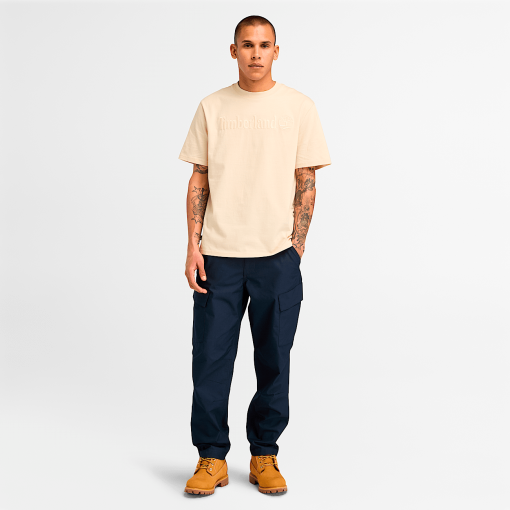 Timberland Men Clothing-Mens Hampton Short Sleeve T-Shirt- TB0A6VPEEFL-timberland store near me - Image 2