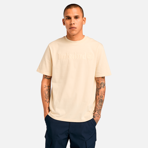 Timberland Men Clothing-Mens Hampton Short Sleeve T-Shirt- TB0A6VPEEFL-timbs