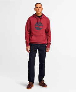 Timberland Men Clothing-Mens Kennebec River Tree Logo Hoodie- TB0A2BJH600-timberland near me 2