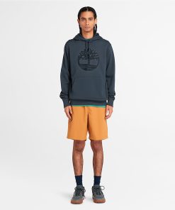 Timberland Men Clothing-Mens Kennebec River Tree Logo Hoodie- TB0A2BJHS74-timberland near me 2