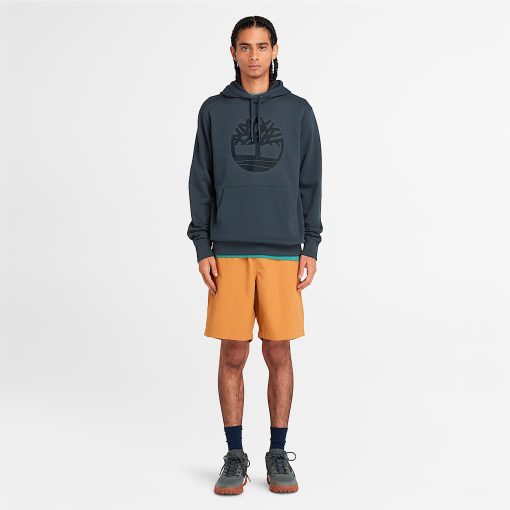 Timberland Men Clothing-Mens Kennebec River Tree Logo Hoodie- TB0A2BJHS74-timberland near me - Image 2