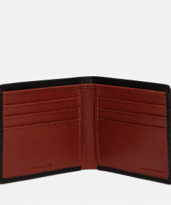 Timberland Men Accessories-Mens Matte Grain Leather Billfold Wallet- TB0A2MN4001-black timberland 2