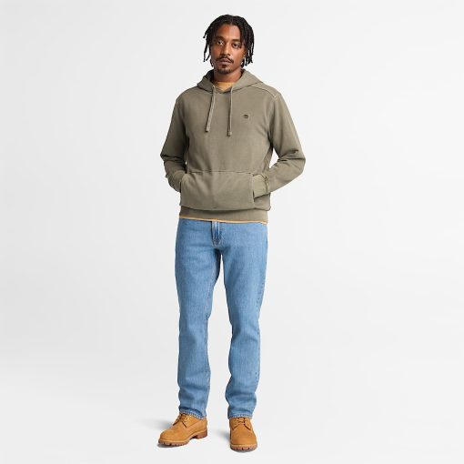 Timberland Men Clothing-Mens Merrymack River Garment Dye Hoodie- TB0A5U9KA58-timberland outlet - Image 2