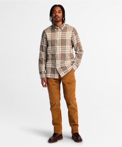 Timberland Men Clothing-Mens Midweight Flannel Check Shirt- TB0A6V4XBK2-timberlands 2