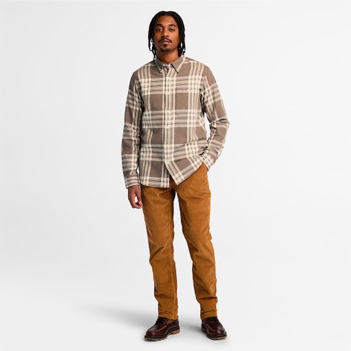 Timberland Men Clothing-Mens Midweight Flannel Check Shirt- TB0A6V4XBK2-timberlands - Image 2