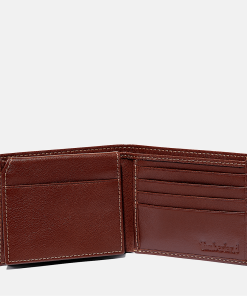 Timberland Men Accessories-Mens Milled Leather Bifold Wallet- TB0A1DKF214-timbs 2