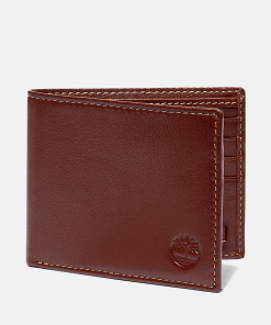 Timberland Men Accessories-Mens Milled Leather Bifold Wallet- TB0A1DKF214-timbs