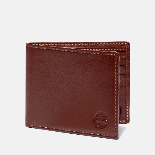 Timberland Men Accessories-Mens Milled Leather Bifold Wallet- TB0A1DKF214-timbs