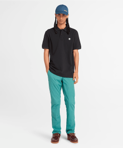 Timberland Men Clothing-Men’s Millers River Pique Polo Shirt- TB0A26N4001-timberland boots near me 2