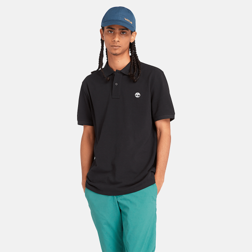 Timberland Men Clothing-Men’s Millers River Pique Polo Shirt- TB0A26N4001-timberland sale