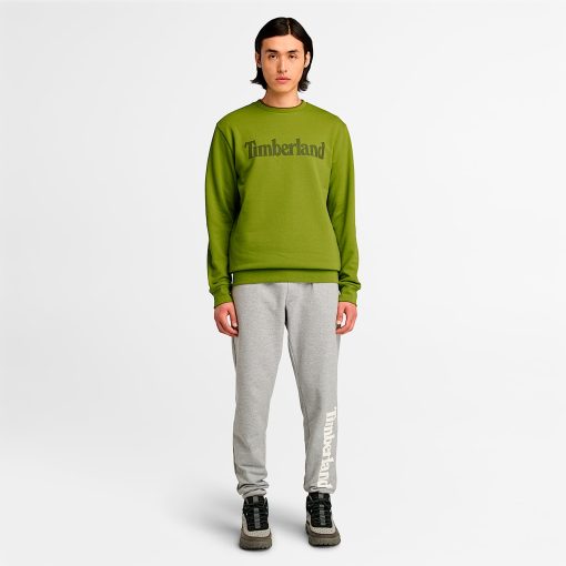 Timberland Sale Men's Northwood US Wordmark Logo Brushed Back Crew Neck Sweatshirt-Mens Northwood US Wordmark Logo Brushed Back Crew Neck Sweatshirt- TB0A653YEFO-tims shoes - Image 2