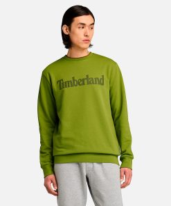 Timberland Sale Men’s Northwood US Wordmark Logo Brushed Back Crew Neck Sweatshirt-Mens Northwood US Wordmark Logo Brushed Back Crew Neck Sweatshirt- TB0A653YEFO-tims shoes