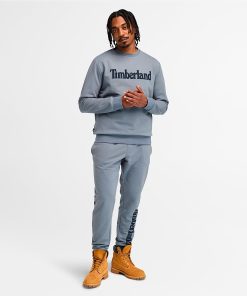 Timberland Sale Men’s Northwood US Wordmark Logo Brushed Back Crew Neck Sweatshirt-Mens Northwood US Wordmark Logo Brushed Back Crew Neck Sweatshirt- TB0A653Y073-timbs men 2