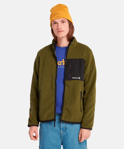 Timberland Men Clothing-Mens Outdoor Archive Re-Issue Fleece Jacket- TB0A6NH1302-timberland boots near me