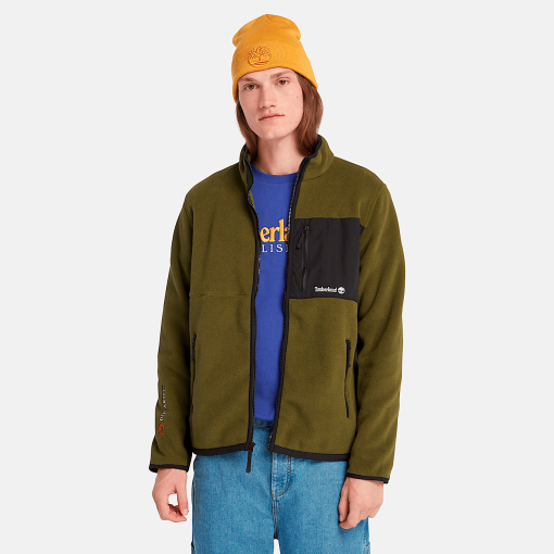 Timberland Men Clothing-Mens Outdoor Archive Re-Issue Fleece Jacket- TB0A6NH1302-timberland store near me