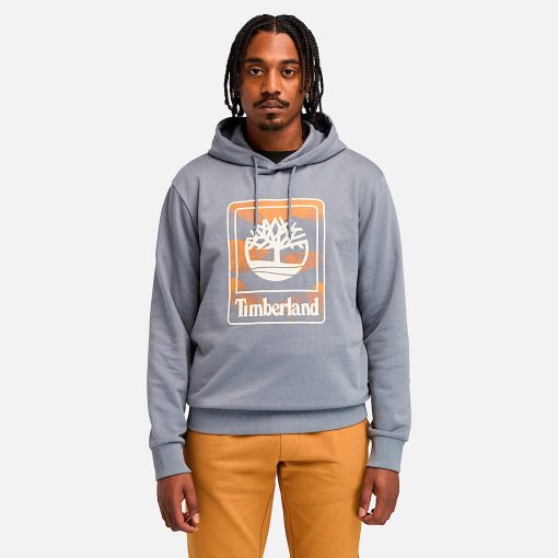 Timberland Gift Guide Holiday Exclusives-Mens Outdoor Graphic Brushback Hoodie- TB0A6W9T073-timberland near me